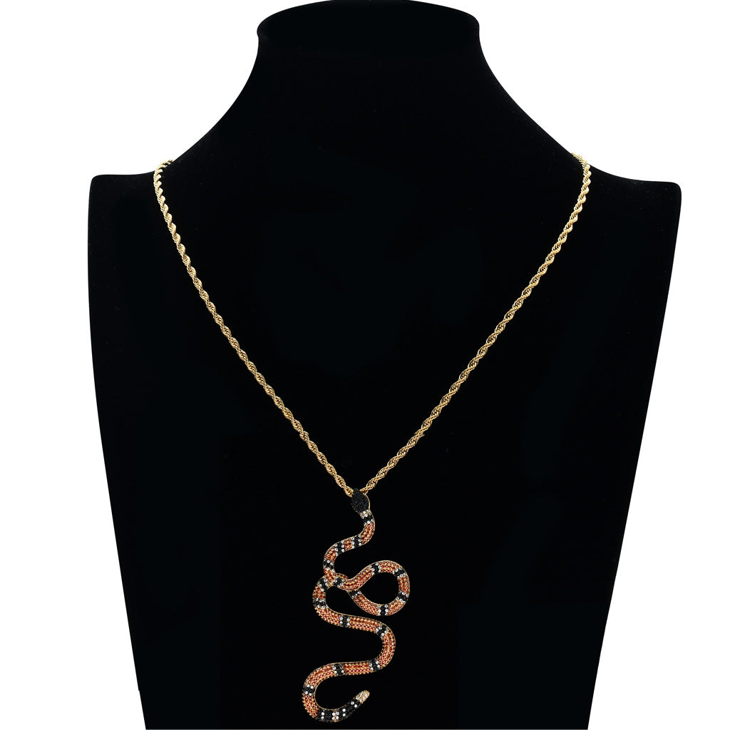 at ENE TRENDS, MEDUSA, VERSACE STORY, Animal Snake Pendant Necklace With Rope Chain Gold Color Bling Cubic Zircon Hip hop Jewelry For Gift, Amazing animal snake pendant necklace with rope chain gold color bling cubic zircon hip hop jewelry for gift will satisfy all of your requirements in those circumstances.