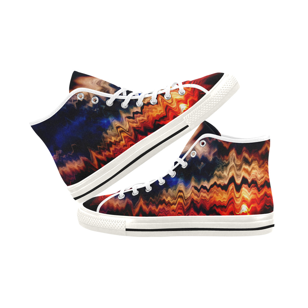 "MELTED SUNSET" Men's Canvas Sneakers - ENE TRENDS