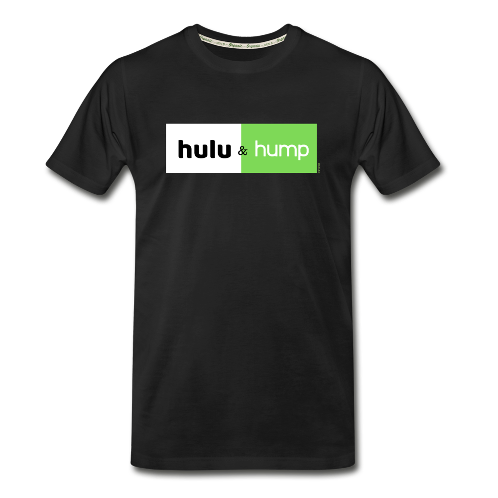 Hulu & Hump double-sided print Men’s Premium Organic T-Shirt (Eco-friendly) - black