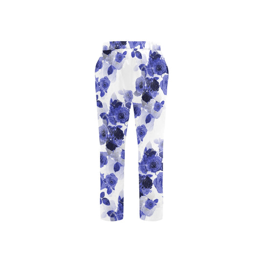Blue Rose Printed Casual  Men's Trousers - ENE TRENDS -custom designed-personalized- tailored-suits-near me-shirt-clothes-dress-amazon-top-luxury-fashion-men-women-kids-streetwear-IG-best