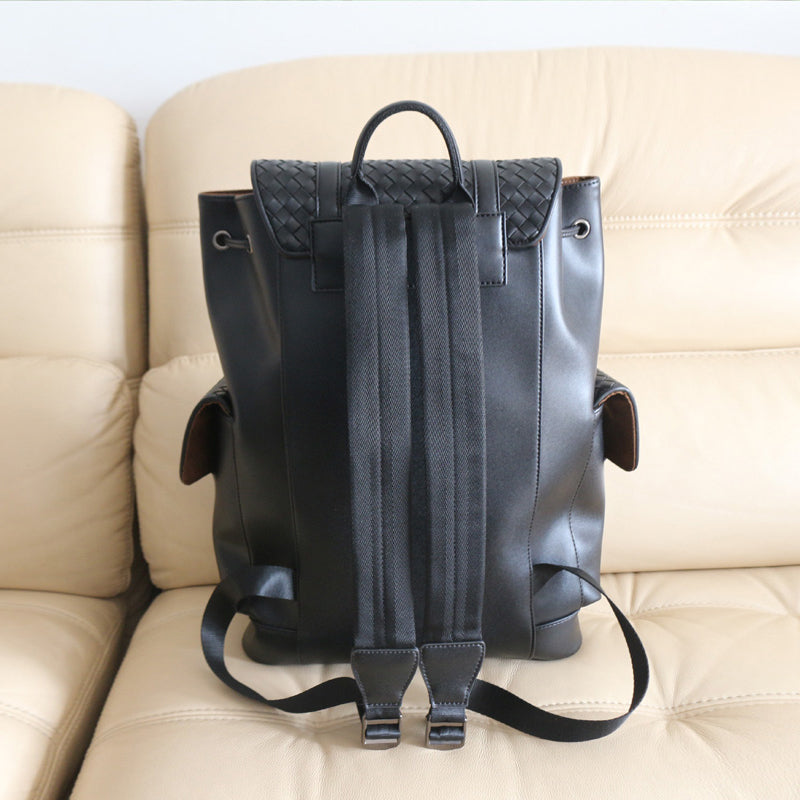 Men's Business Travel Leather Large Capacity Net Computer Backpack - ENE TRENDS -custom designed-personalized-near me-shirt-clothes-dress-amazon-top-luxury-fashion-men-women-kids-streetwear-IG-best