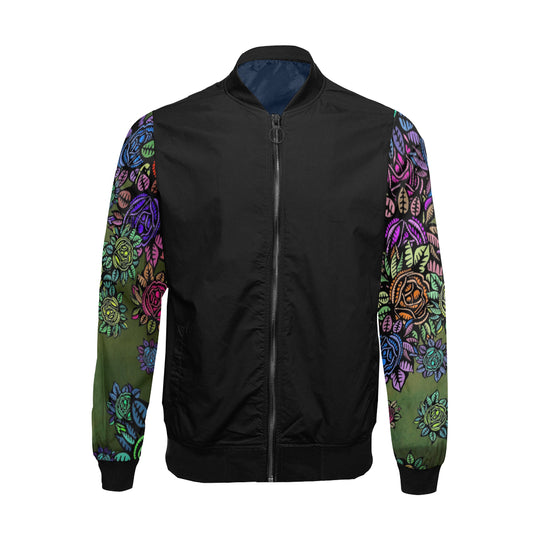 BLOOMING BOSS Bomber Jacket for Men by ART MANIFESTED - ENE TRENDS -custom designed-personalized-near me-shirt-clothes-dress-amazon-top-luxury-fashion-men-women-kids-streetwear-IG