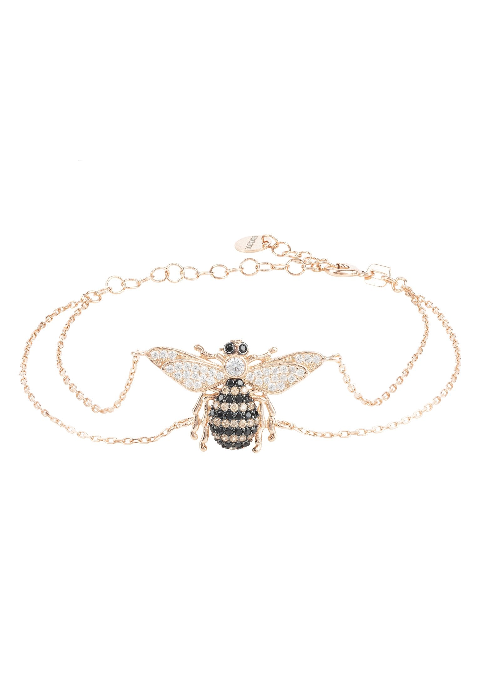 Honey Bee Bracelet Rosegold - ENE TRENDS -custom designed-personalized-near me-shirt-clothes-dress-amazon-top-luxury-fashion-men-women-kids-streetwear-IG