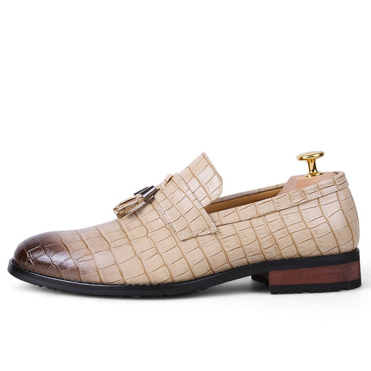 UNCs Crocodile Pattern Men's Casual Tassel Loafers - ENE TRENDS -custom designed-personalized-near me-shirt-clothes-dress-amazon-top-luxury-fashion-men-women-kids-streetwear-IG-best