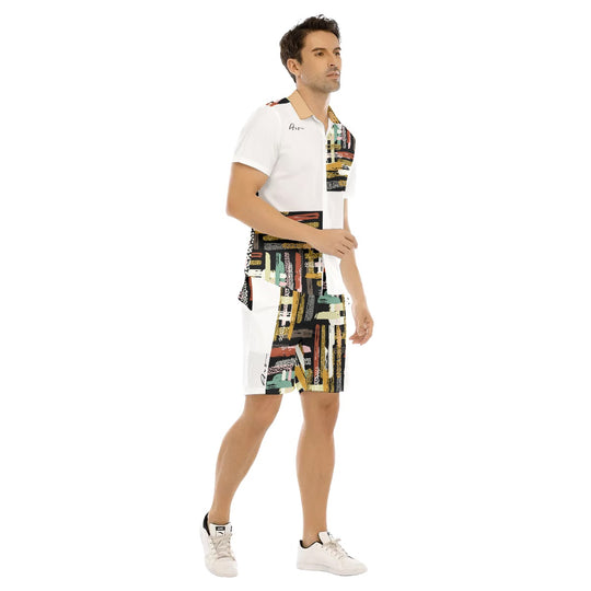 Steward Art Men's Short Sleeve Shirt and short Sets - ENE TRENDS -custom designed-personalized-near me-shirt-clothes-dress-amazon-top-luxury-fashion-men-women-kids-streetwear-IG