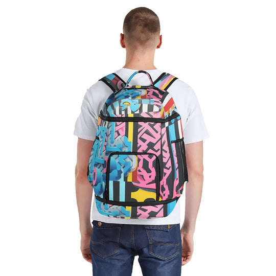 Colorful Commuter Wear-Resistant Multifunctional Backpack - ENE TRENDS -custom designed-personalized- tailored-suits-near me-shirt-clothes-dress-amazon-top-luxury-fashion-men-women-kids-streetwear-IG-best