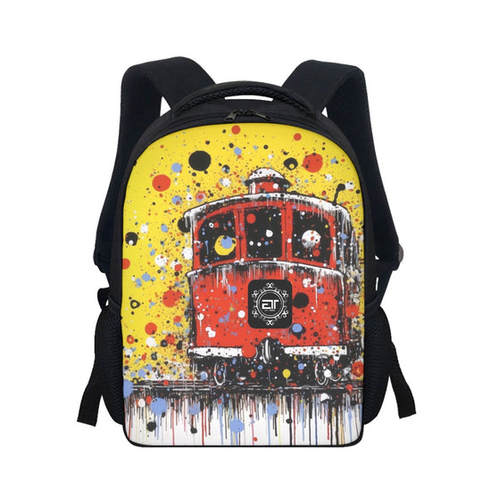 Red Train Coming Student Backpack - ENE TRENDS -custom designed-personalized- tailored-suits-near me-shirt-clothes-dress-amazon-top-luxury-fashion-men-women-kids-streetwear-IG-best