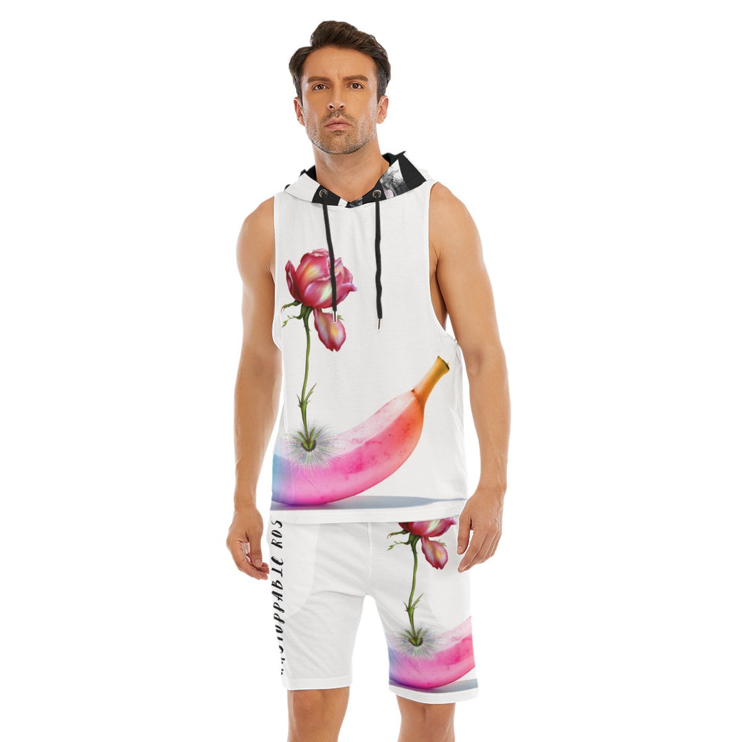 Unstoppable Rose Men's Sleeveless Vest And Shorts Sets - ENE TRENDS -custom designed-personalized-near me-shirt-clothes-dress-amazon-top-luxury-fashion-men-women-kids-streetwear-IG