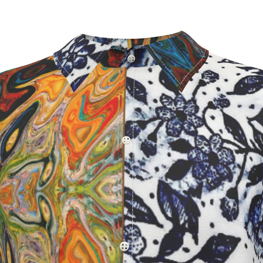 Na-Tur-Ral Men's Imitation Silk Short-Sleeved Shirt - ENE TRENDS -custom designed-personalized-near me-shirt-clothes-dress-amazon-top-luxury-fashion-men-women-kids-streetwear-IG