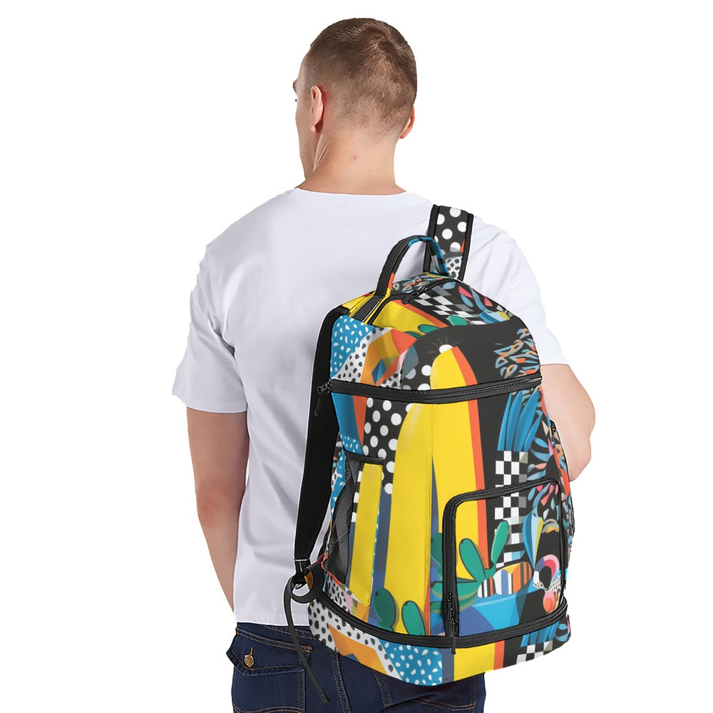 Kaleidoscope Keeper Lightweight Sports Multifunctional Backpack - ENE TRENDS -custom designed-personalized- tailored-suits-near me-shirt-clothes-dress-amazon-top-luxury-fashion-men-women-kids-streetwear-IG-best
