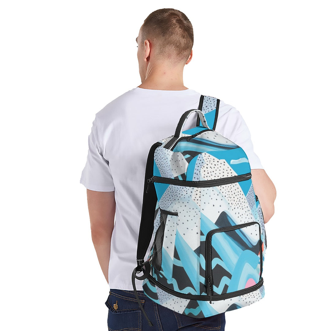 Ice Mountaineer Oxford Cloth Multifunctional Backpack - ENE TRENDS -custom designed-personalized- tailored-suits-near me-shirt-clothes-dress-amazon-top-luxury-fashion-men-women-kids-streetwear-IG-best