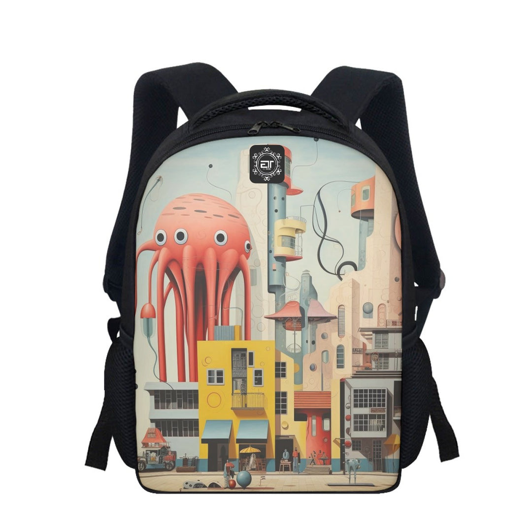 Alien Building Student Backpack - ENE TRENDS -custom designed-personalized- tailored-suits-near me-shirt-clothes-dress-amazon-top-luxury-fashion-men-women-kids-streetwear-IG-best