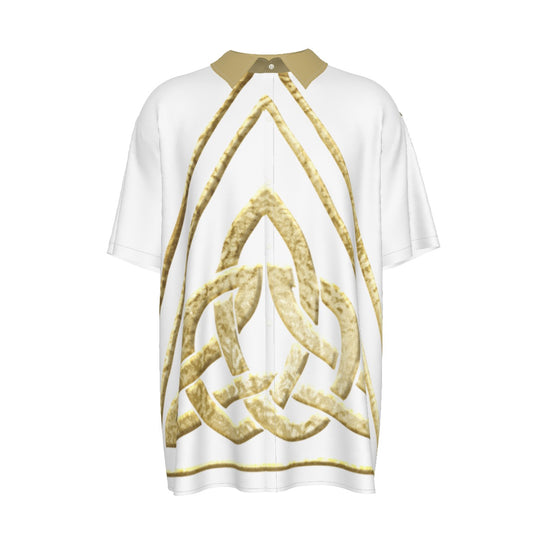 Celtic Knot Men's Imitation Silk Short-Sleeved Shirt - ENE TRENDS -custom designed-personalized-near me-shirt-clothes-dress-amazon-top-luxury-fashion-men-women-kids-streetwear-IG