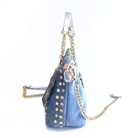 Jean Grey Diamond-studded Shoulder Messenger Handbag-cardi-b-beyonce-style-yung-miami-what to-wear-shes