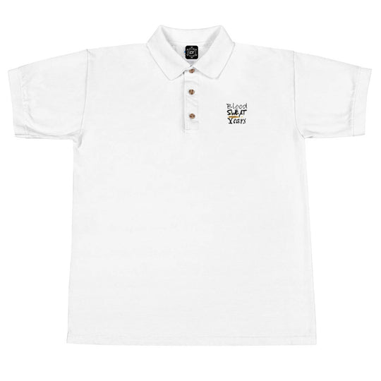 Blood Sweat And Years Embroidered Polo Shirt (Motiv8Me Collection) - ENE TRENDS -custom designed-personalized-near me-shirt-clothes-dress-amazon-top-luxury-fashion-men-women-kids-streetwear-IG