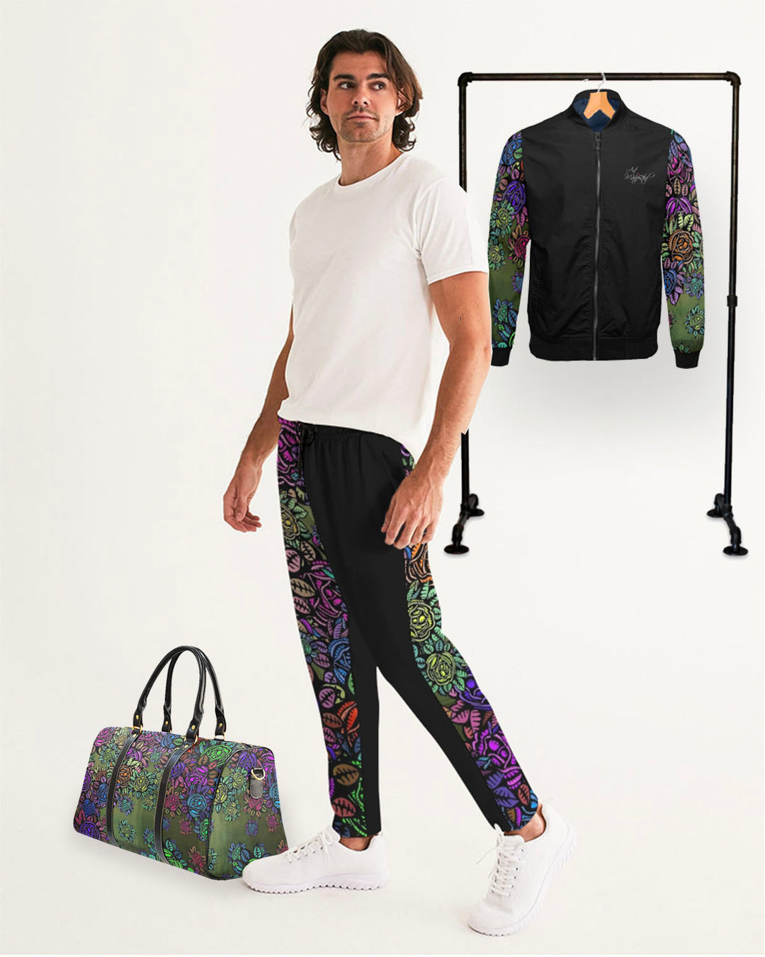BLOOMIN Handmade Men's Joggers - ENE TRENDS -custom designed-personalized-near me-shirt-clothes-dress-amazon-top-luxury-fashion-men-women-kids-streetwear-IG