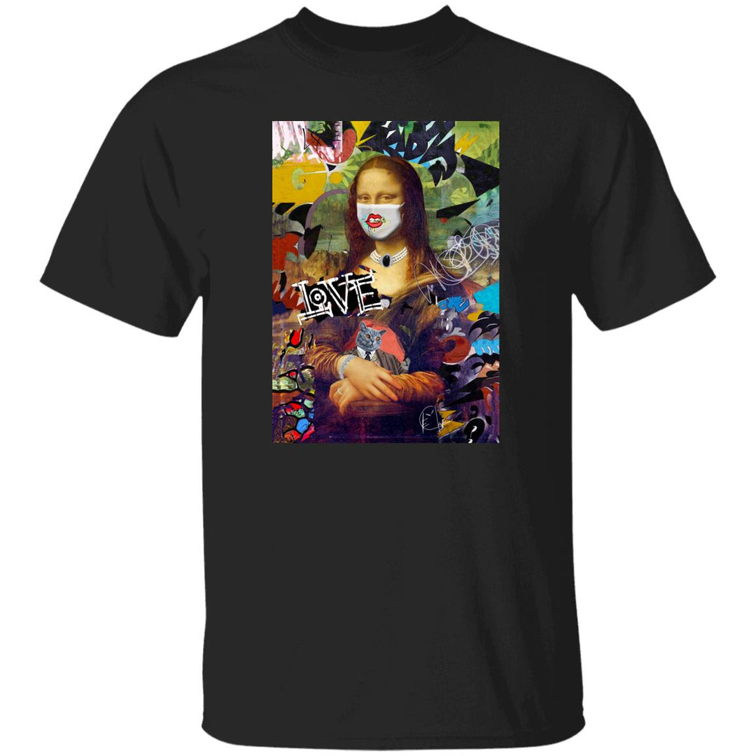 Mona Lisa Silenced Unisex T-Shirt - ENE TRENDS -custom designed-personalized-near me-shirt-clothes-dress-amazon-top-luxury-fashion-men-women-kids-streetwear-IG-best