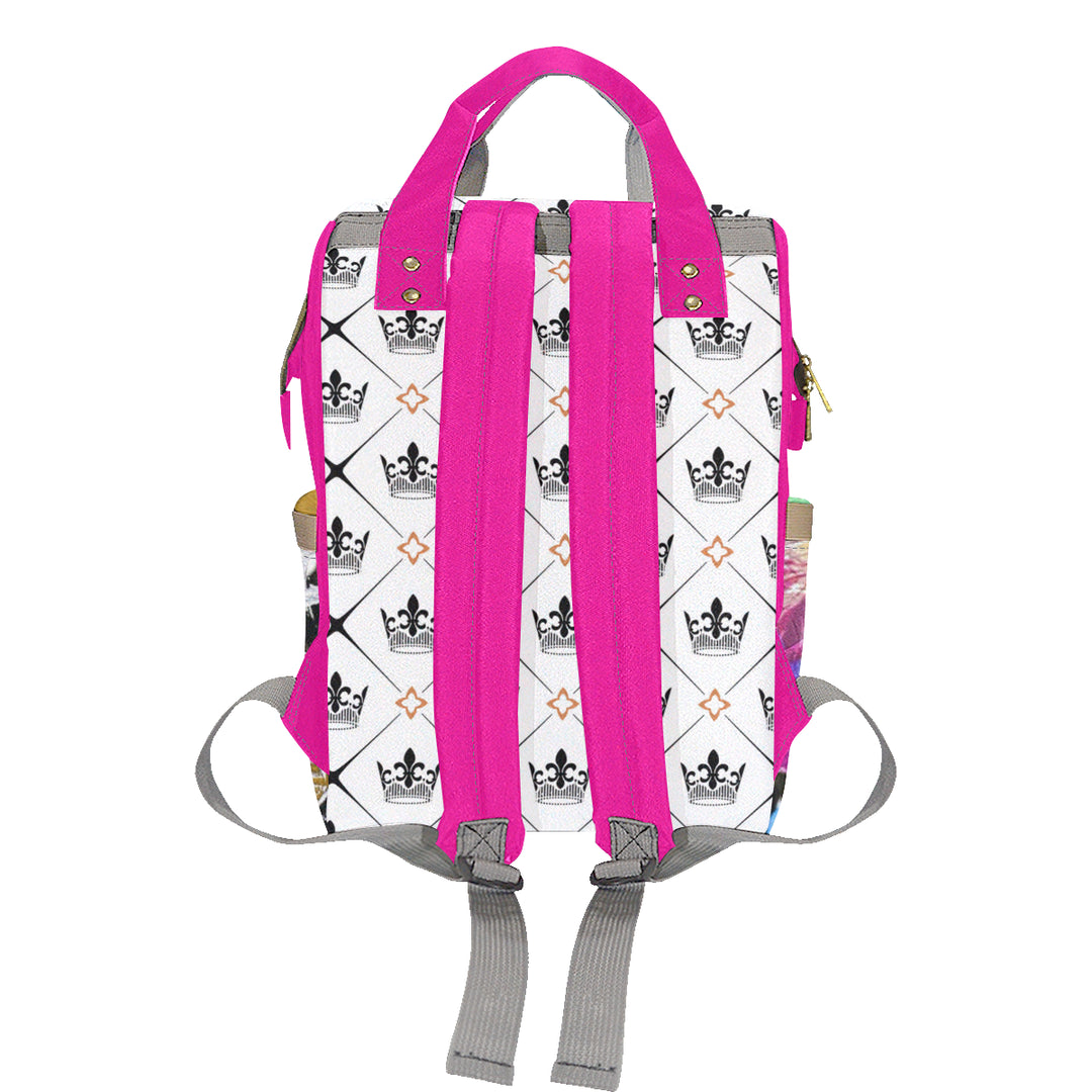 Estratto Reale Pink Multi-Function Backpack - ENE TRENDS -custom designed-personalized-near me-shirt-clothes-dress-amazon-top-luxury-fashion-men-women-kids-streetwear-IG