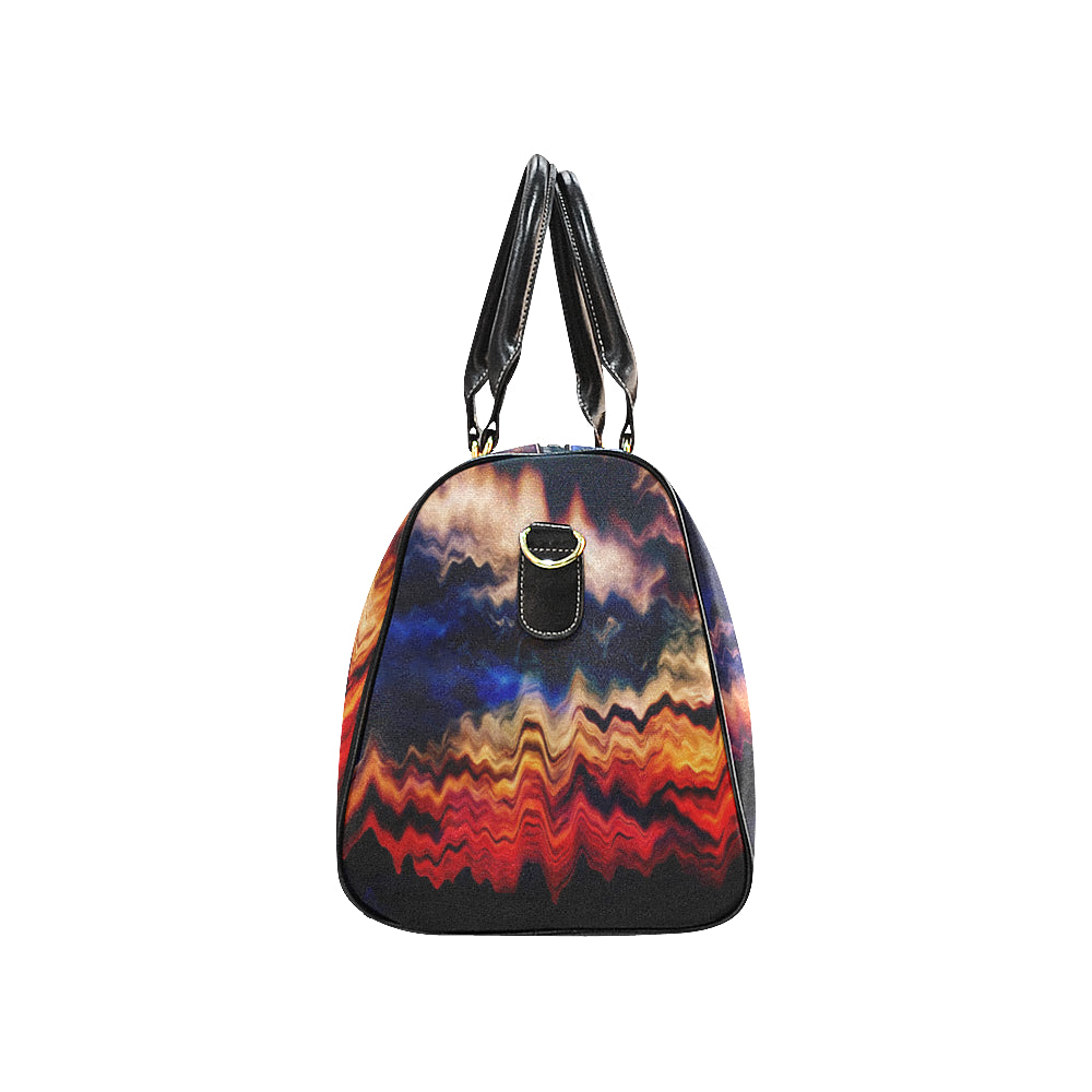 Melted Sunset New Waterproof Travel Bag/Small (Model 1639) - ENE TRENDS