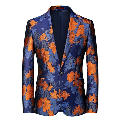 Men's Jacquard Floral Printed Party Blazer - ENE TRENDS -custom designed-personalized-near me-shirt-clothes-dress-amazon-top-luxury-fashion-men-women-kids-streetwear-IG-best