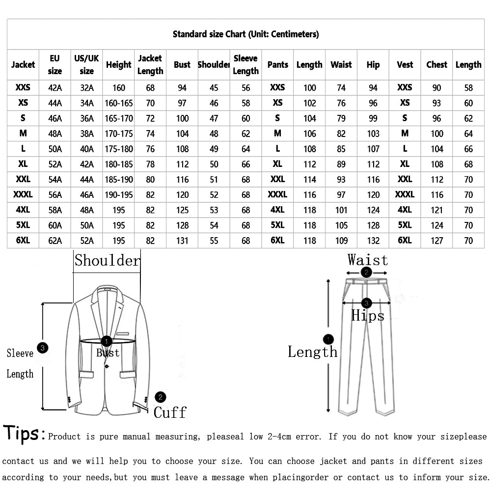 Finnegan Single-Breasted 3 Piece Slim Fit Lapel Suit (Blazer+Pants+Ves ...