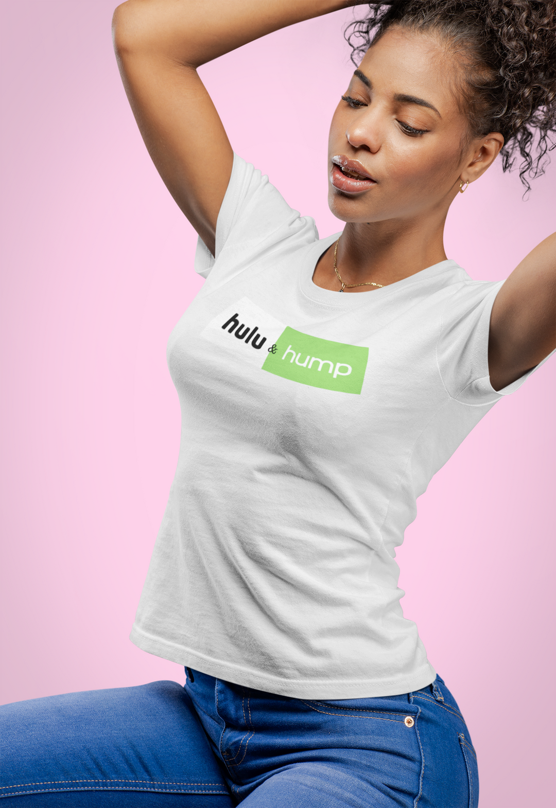 Hulu & Hump double-sided print Women’s Premium Organic T-Shirt (Eco-friendly) - ENE TRENDS -custom designed-personalized-near me-shirt-clothes-dress-amazon-top-luxury-fashion-men-women-kids-streetwear-IG