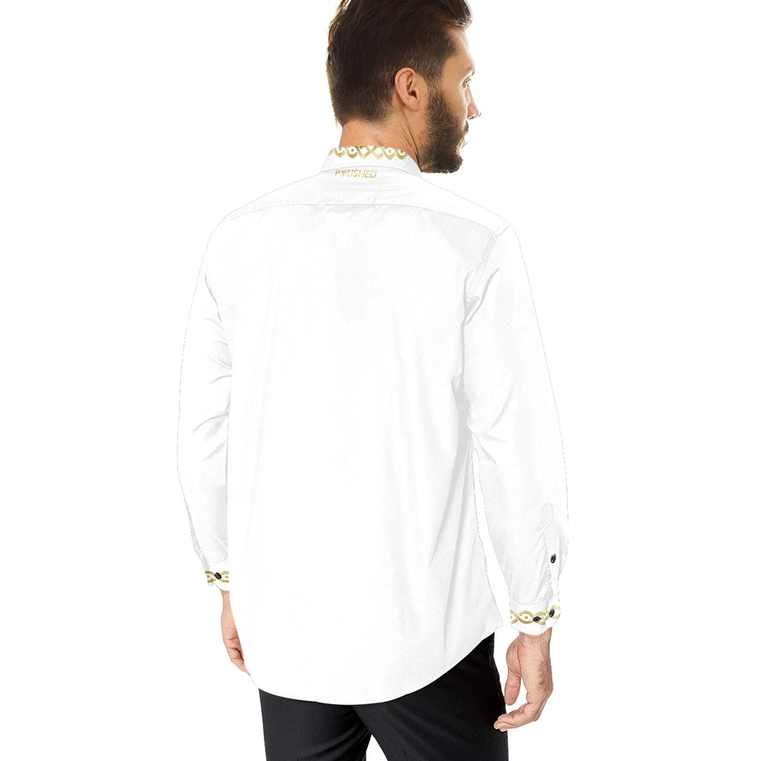 Polished Piorr Sinz II Men's Casual Dress Shirt white - ENE TRENDS -custom designed-personalized-near me-shirt-clothes-dress-amazon-top-luxury-fashion-men-women-kids-streetwear-IG