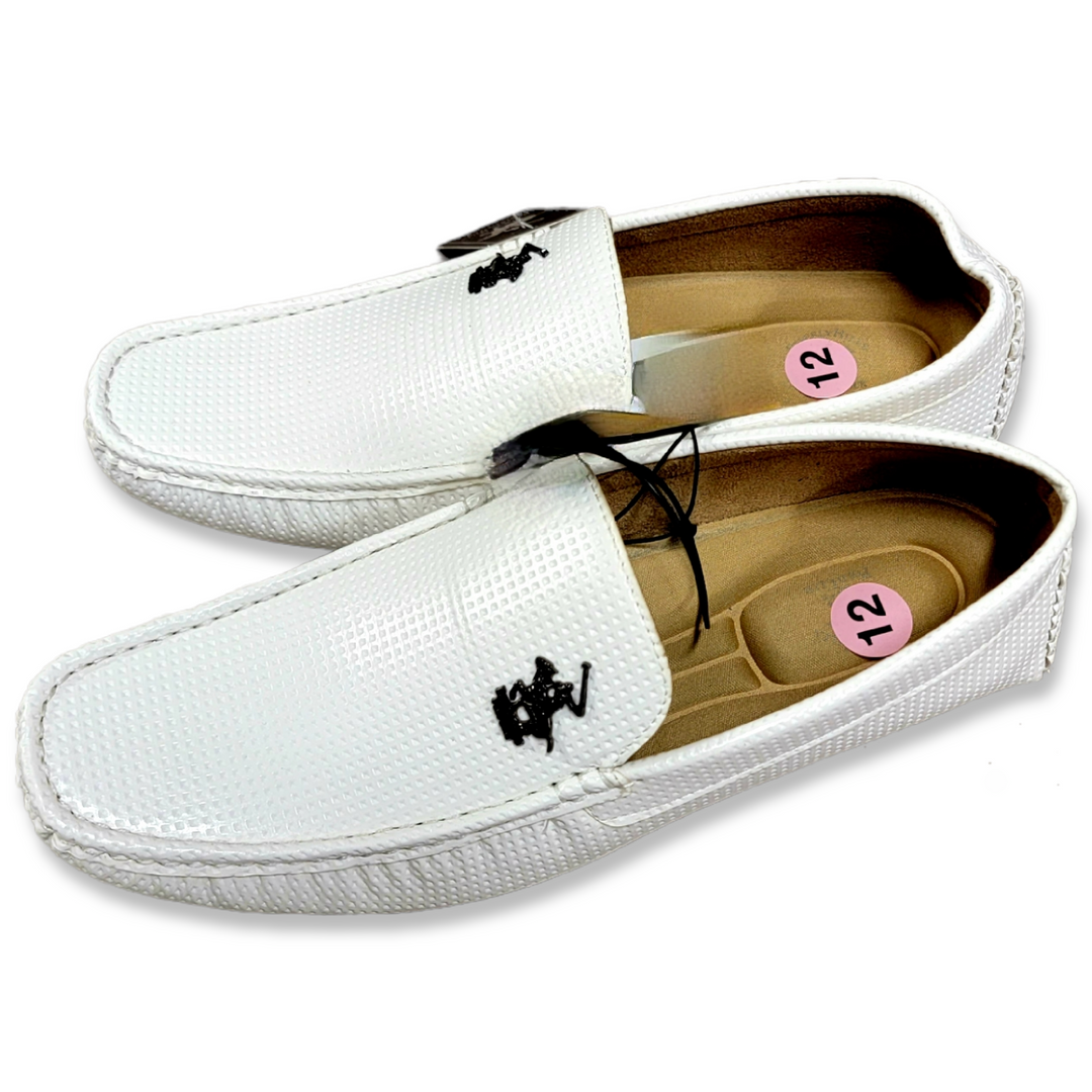 BH Polo Club White Driving Shoes - ENE TRENDS -custom designed-personalized-near me-shirt-clothes-dress-amazon-top-luxury-fashion-men-women-kids-streetwear-IG