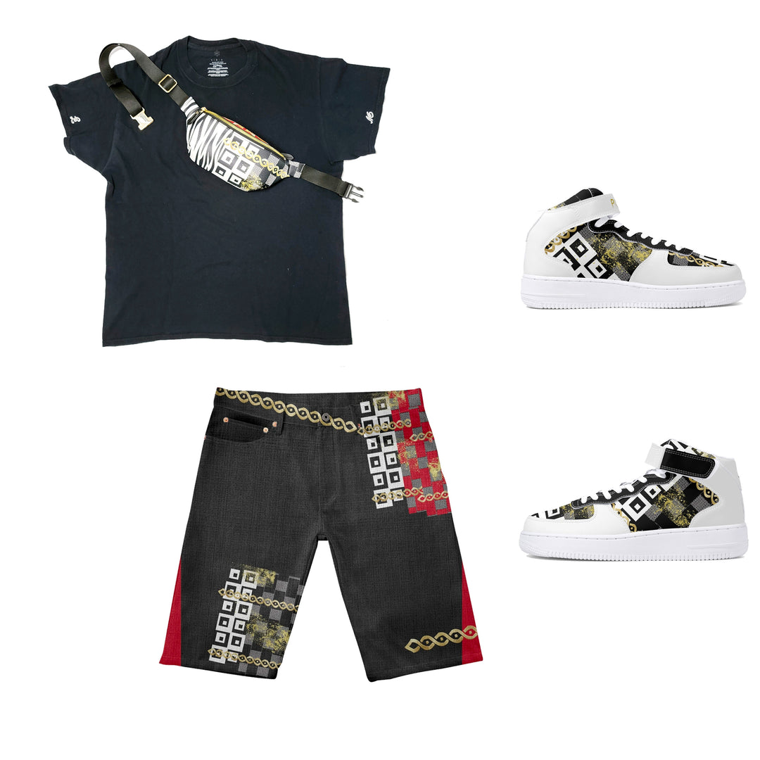 Polished Punteggiato Mid Rise Denim Shorts - ENE TRENDS -custom designed-personalized-near me-shirt-clothes-dress-amazon-top-luxury-fashion-men-women-kids-streetwear-IG