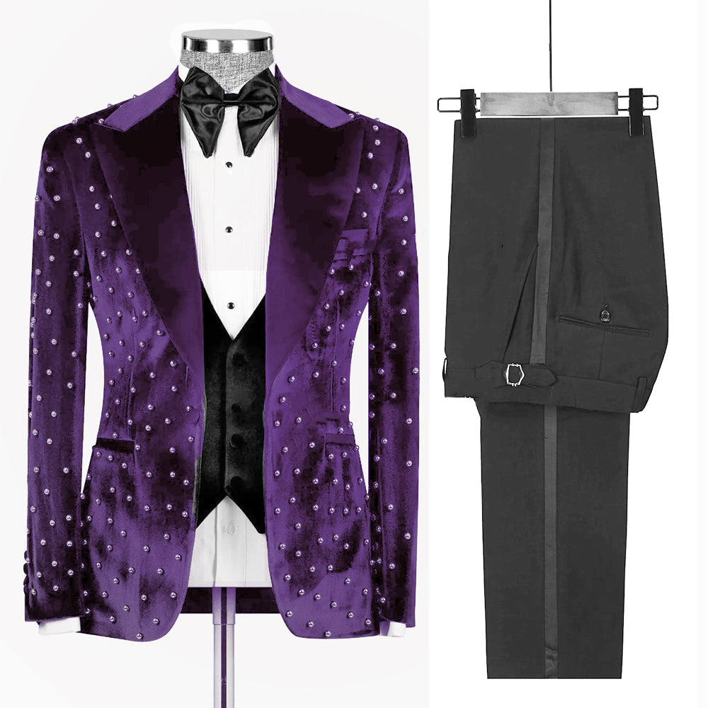 Mens Custom Made Slim Fit Velvet Suit-Formal Wedding Tuxedo - ENE TRENDS -custom designed-personalized-near me-shirt-clothes-dress-amazon-top-luxury-fashion-men-women-kids-streetwear-IG-best