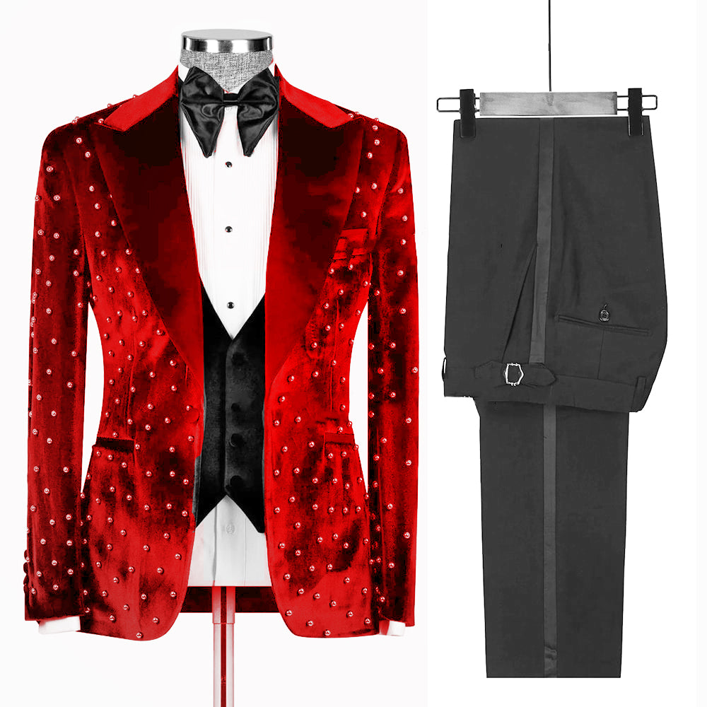 Mens Custom Made Slim Fit Velvet Suit-Formal Wedding Tuxedo - ENE TRENDS -custom designed-personalized-near me-shirt-clothes-dress-amazon-top-luxury-fashion-men-women-kids-streetwear-IG-best