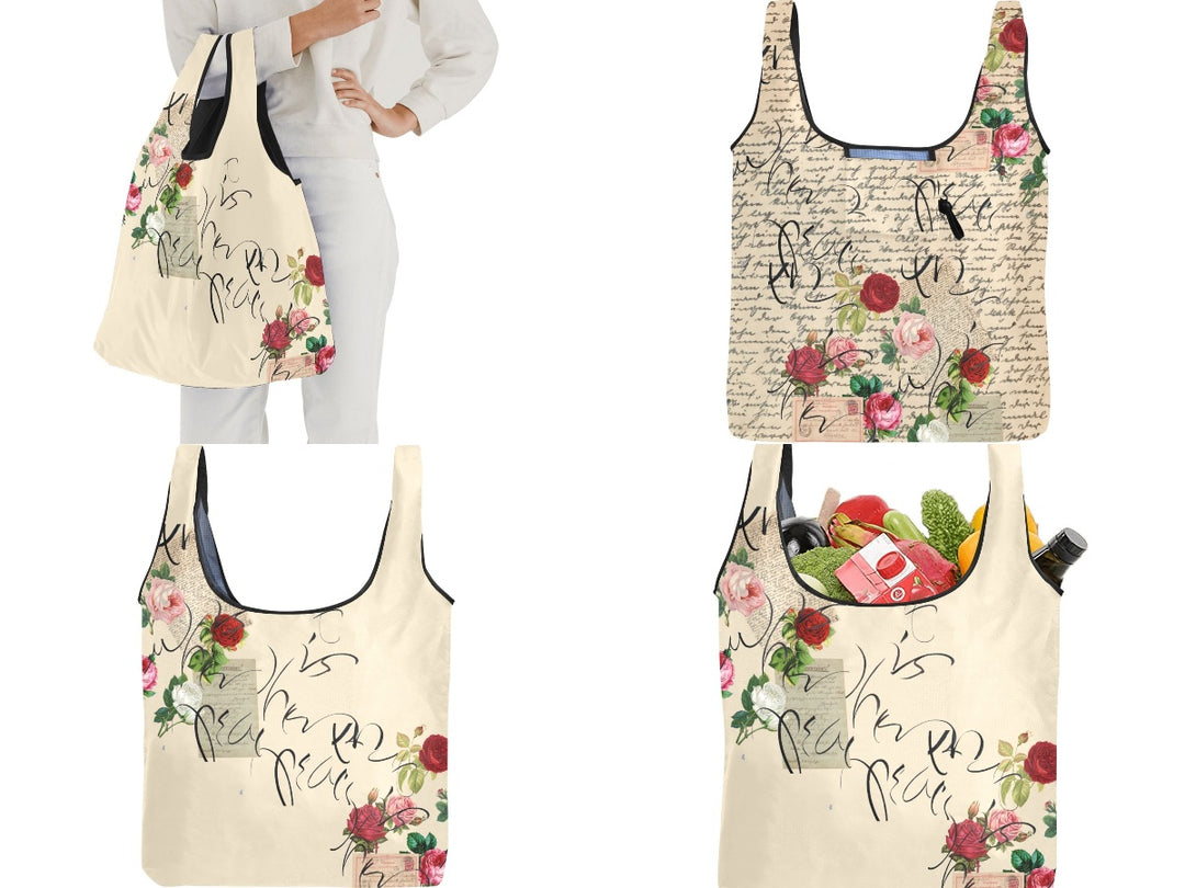 High Fashion Looking Designer Style Reusable Grocery Bags - ENE TRENDS -custom designed-personalized-near me-shirt-clothes-dress-amazon-top-luxury-fashion-men-women-kids-streetwear-IG