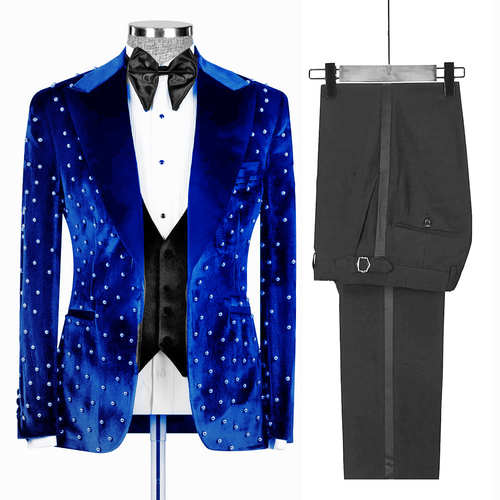 Mens Custom Made Slim Fit Velvet Suit-Formal Wedding Tuxedo - ENE TRENDS -custom designed-personalized-near me-shirt-clothes-dress-amazon-top-luxury-fashion-men-women-kids-streetwear-IG-best