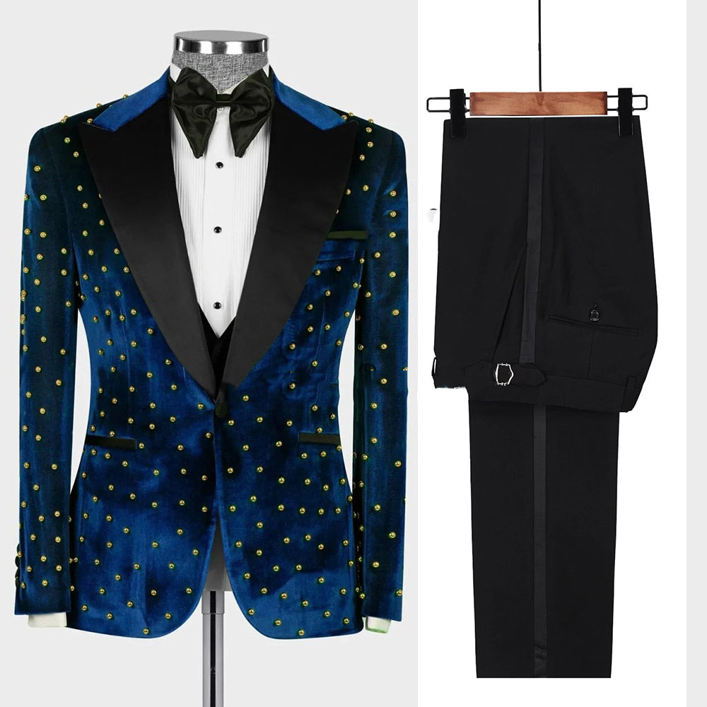 Mens Custom Made Slim Fit Velvet Suit-Formal Wedding Tuxedo - ENE TRENDS -custom designed-personalized-near me-shirt-clothes-dress-amazon-top-luxury-fashion-men-women-kids-streetwear-IG-best