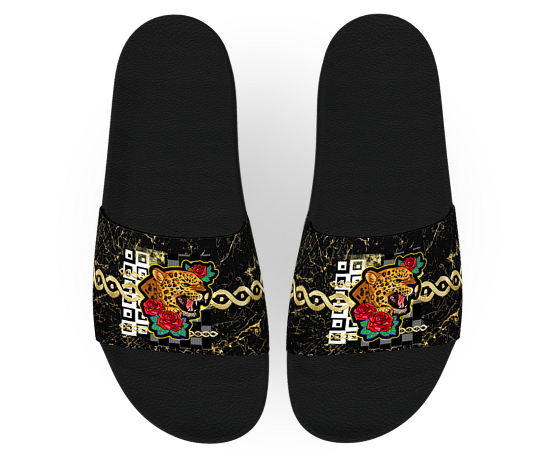 Polished Punteggiato Grunge Exclusive Slide Sandals - ENE TRENDS -custom designed-personalized-near me-shirt-clothes-dress-amazon-top-luxury-fashion-men-women-kids-streetwear-IG