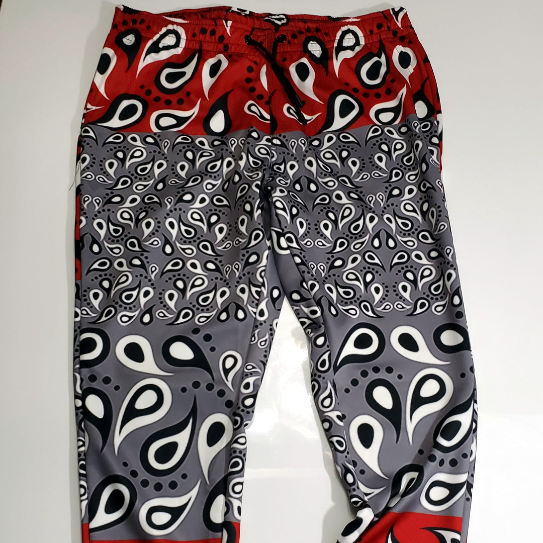 VAQUERO   Men's Joggers - ENE TRENDS, paisley print joggers, supreme, couture, designer