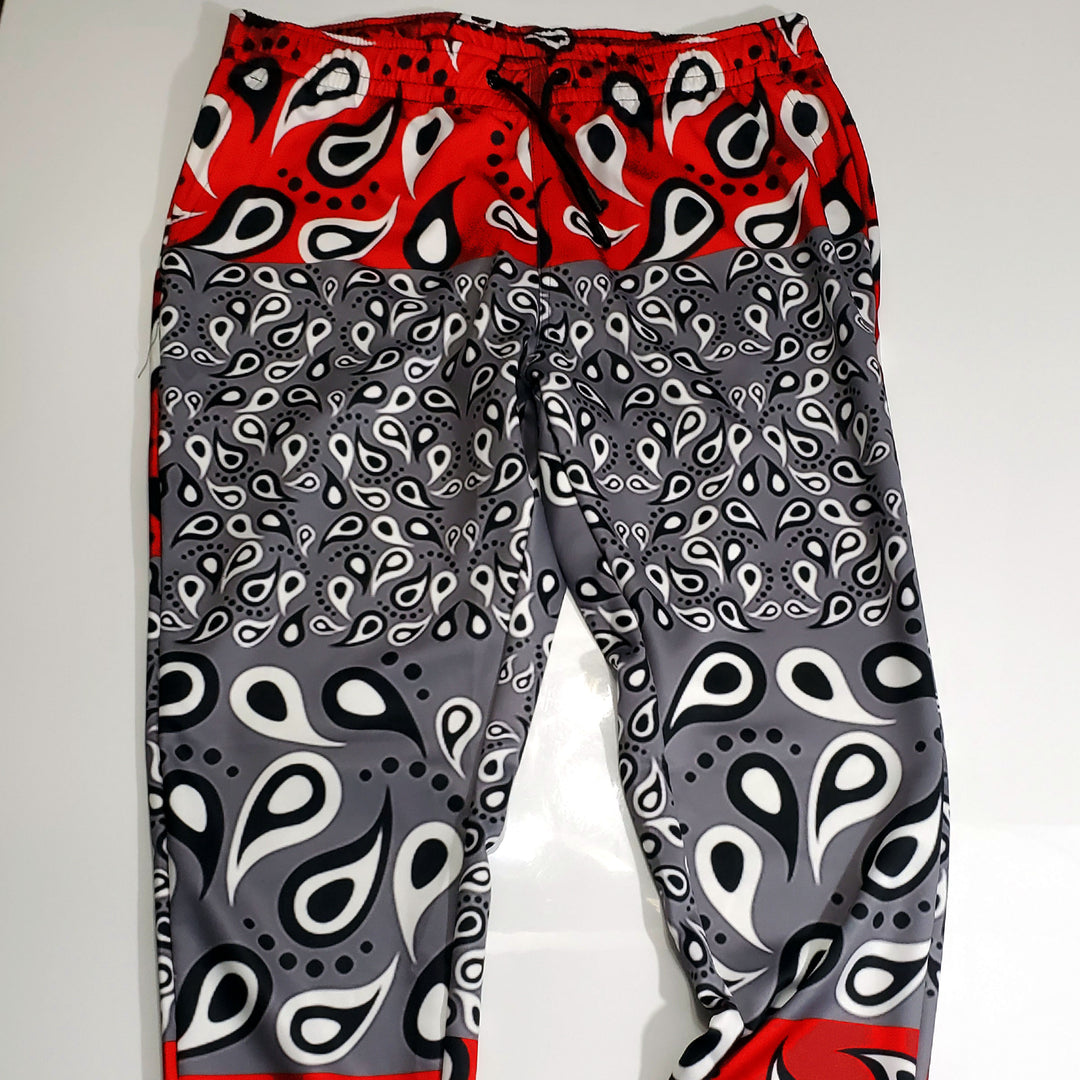 VAQUERO   Men's Joggers - ENE TRENDS, paisley print joggers, supreme, couture, designer