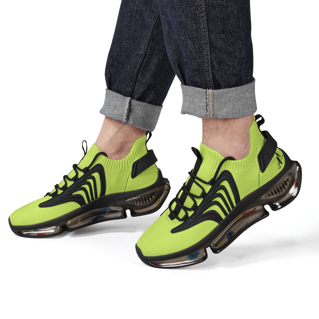 Manifest React Air Max Sneakers - Lime Green /Black - ENE TRENDS -custom designed-personalized-near me-shirt-clothes-dress-amazon-top-luxury-fashion-men-women-kids-streetwear-IG