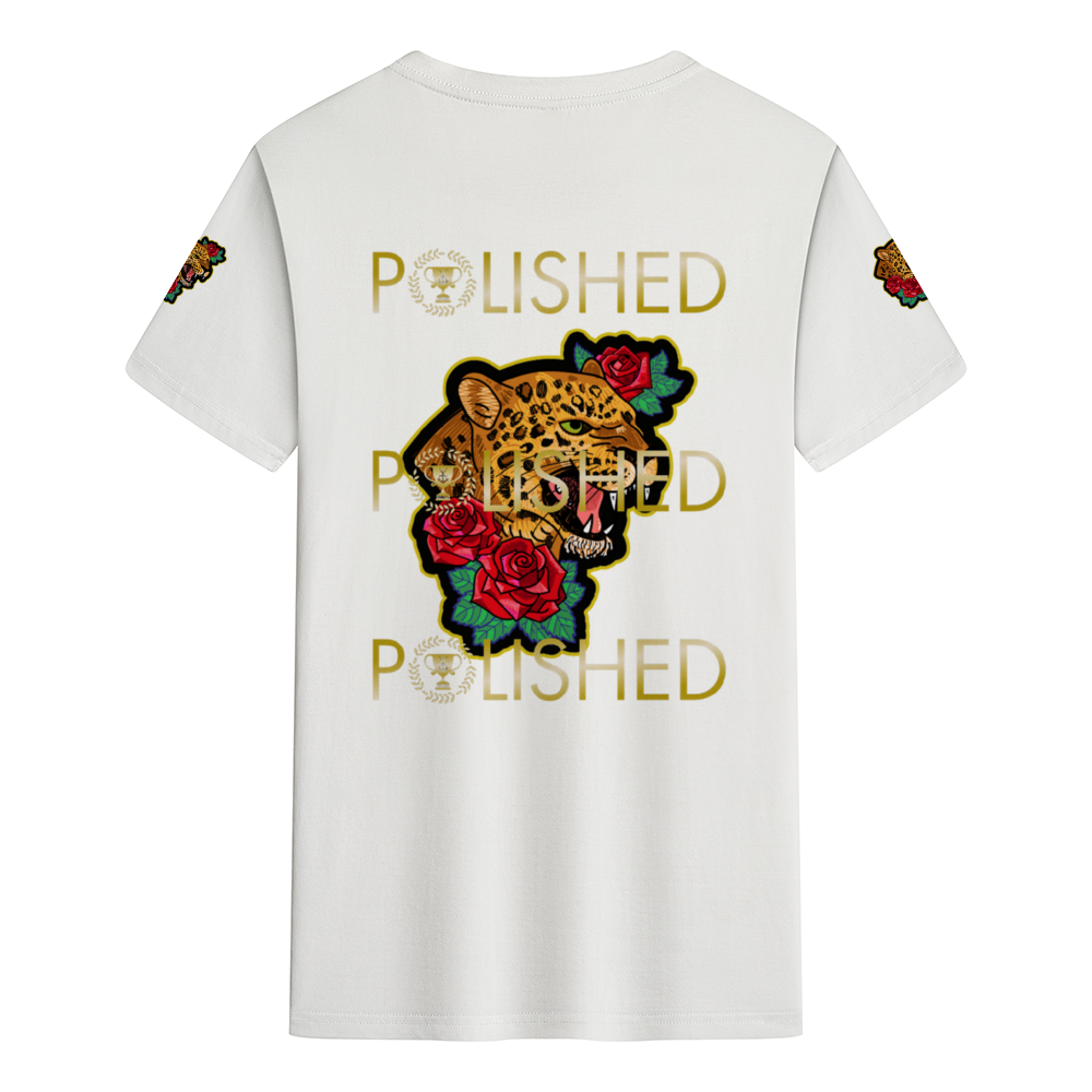 Polished Primal Chest & Sleeve & Back Print Cotton T-shirt - ENE TRENDS -custom designed-personalized-near me-shirt-clothes-dress-amazon-top-luxury-fashion-men-women-kids-streetwear-IG