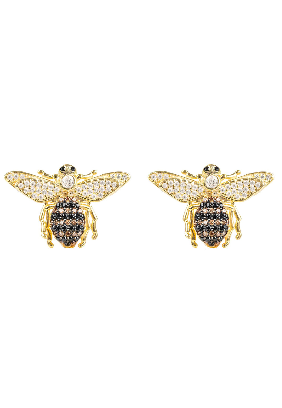Honey Bee Stud Earrings Gold - ENE TRENDS -custom designed-personalized-near me-shirt-clothes-dress-amazon-top-luxury-fashion-men-women-kids-streetwear-IG
