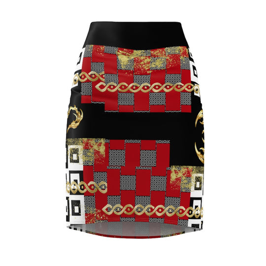Polished Punteggiato Pencil Skirt - ENE TRENDS -custom designed-personalized-near me-shirt-clothes-dress-amazon-top-luxury-fashion-men-women-kids-streetwear-IG