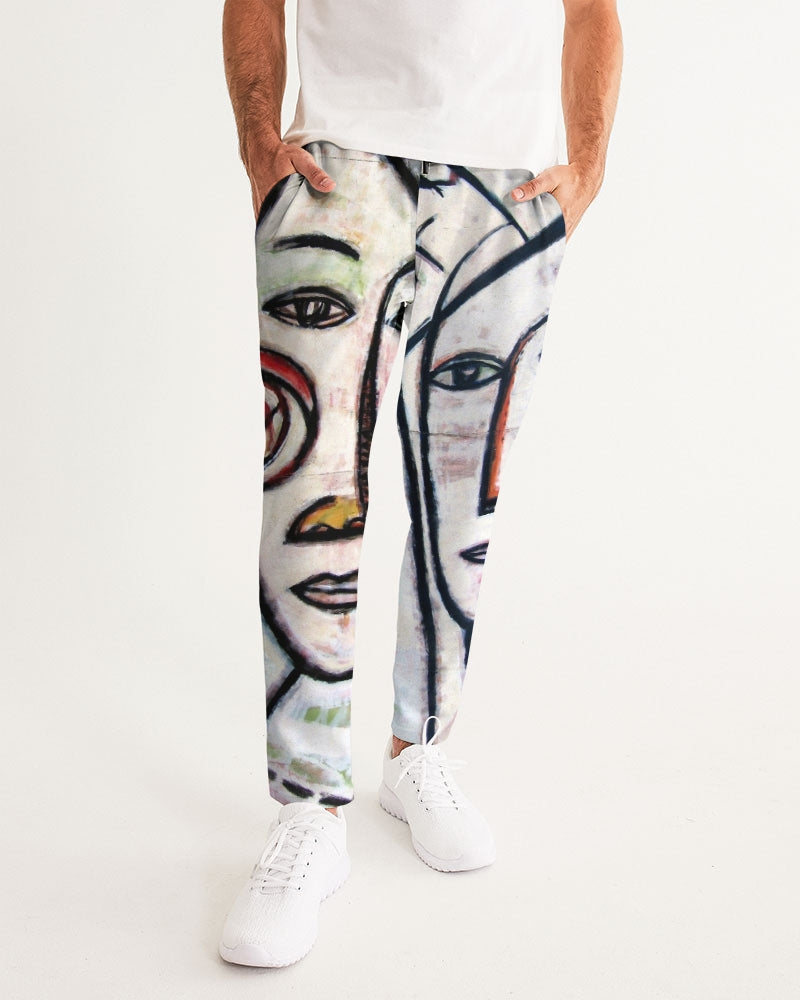 Abstract Gemini Men's Joggers - ENE TRENDS -custom designed-personalized-near me-shirt-clothes-dress-amazon-top-luxury-fashion-men-women-kids-streetwear-IG