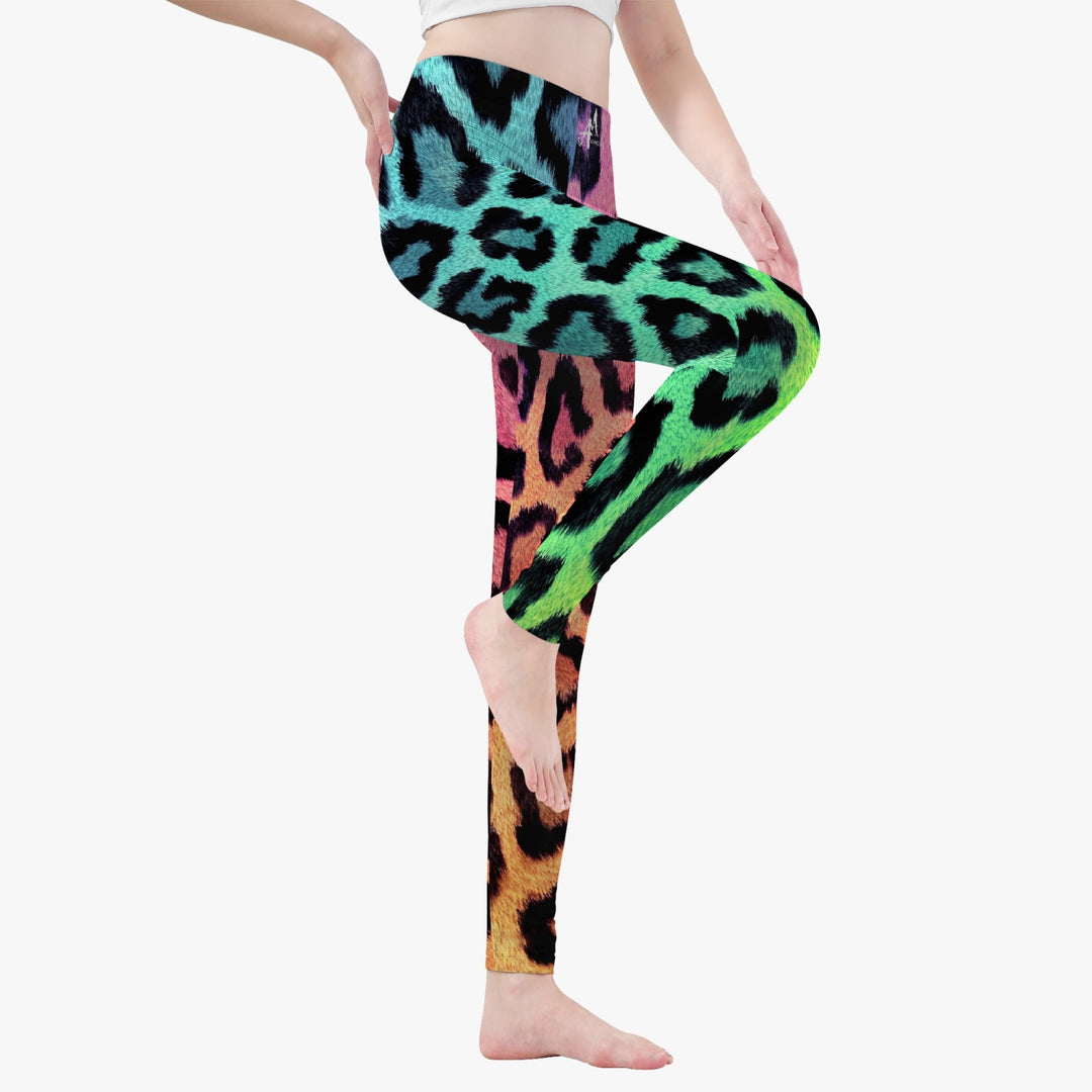 Rainbow Leopard Yoga Pants - ENE TRENDS -custom designed-personalized-near me-shirt-clothes-dress-amazon-top-luxury-fashion-men-women-kids-streetwear-IG