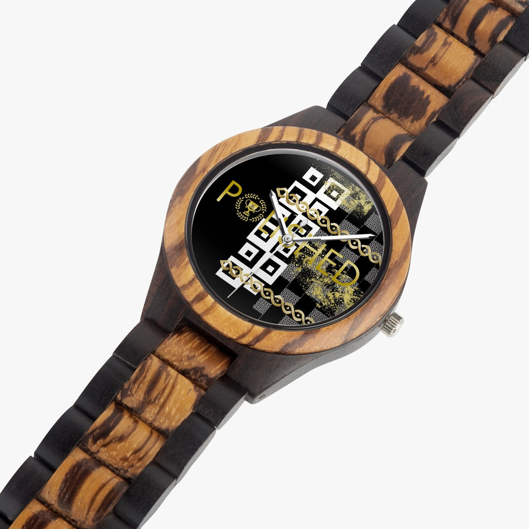 Polished Punteggiato Indian Ebony Wooden Watch - ENE TRENDS -custom designed-personalized-near me-shirt-clothes-dress-amazon-top-luxury-fashion-men-women-kids-streetwear-IG