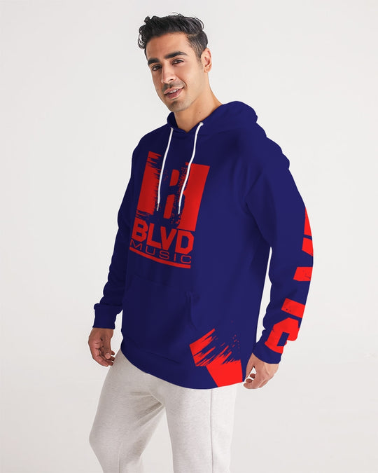 BLVD Navy Men's Hoodie - ENE TRENDS -custom designed-personalized-near me-shirt-clothes-dress-amazon-top-luxury-fashion-men-women-kids-streetwear-IG