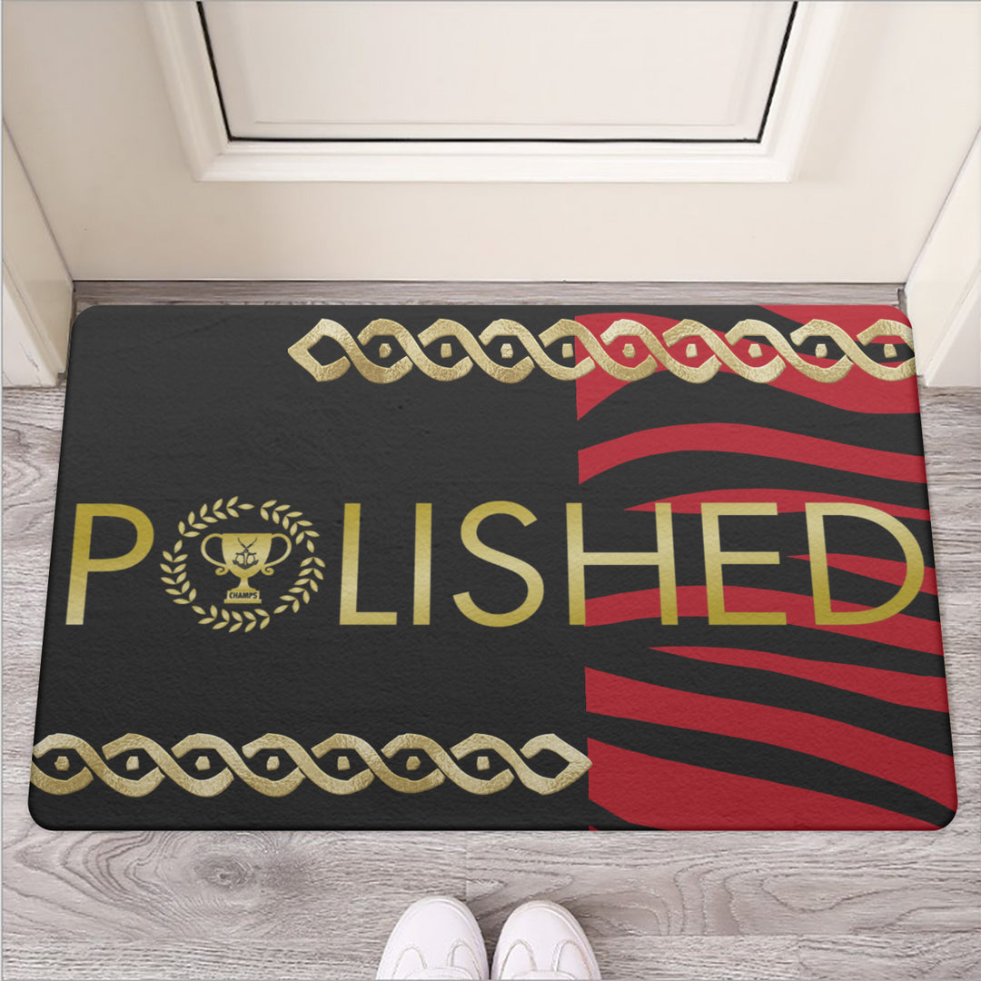 Polished Punteggiato Red Ze2 Doormat / Rug