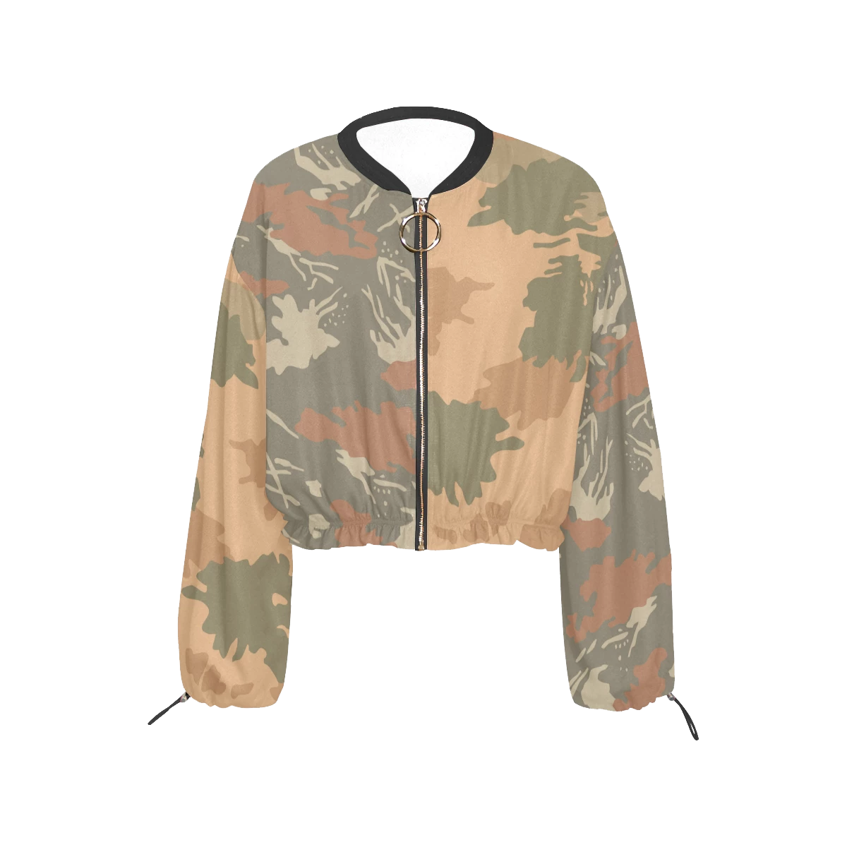 SAHARA Camo Cropped Chiffon Jacket - ENE TRENDS -custom designed-personalized-near me-shirt-clothes-dress-amazon-top-luxury-fashion-men-women-kids-streetwear-IG