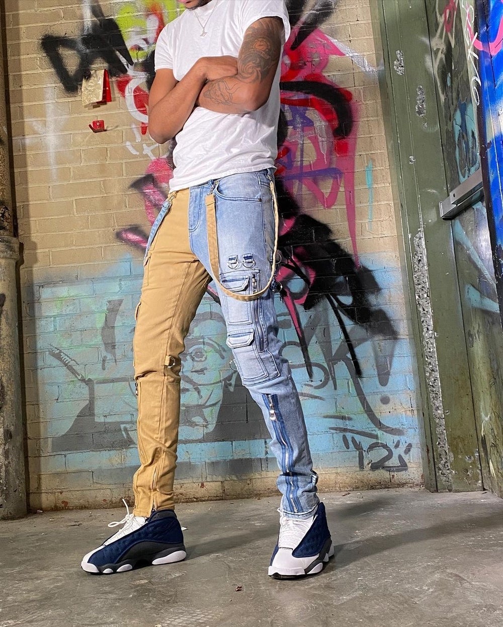 Mode' Men's Trendy Brand Slim Straight-leg Jeans - ENE TRENDS -custom designed-personalized-near me-shirt-clothes-dress-amazon-top-luxury-fashion-men-women-kids-streetwear-IG