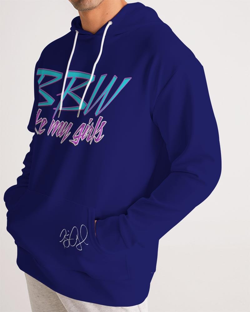 Brian Angel Autographed Limited Edition BBW BA-Blue Hoodie with Pockets (MADE TO ORDER) - ENE TRENDS -custom designed-personalized-near me-shirt-clothes-dress-amazon-top-luxury-fashion-men-women-kids-streetwear-IG