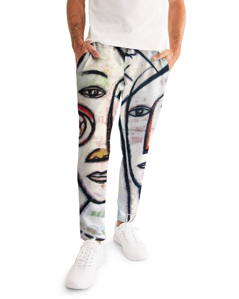 Abstract Gemini Men's Joggers - ENE TRENDS -custom designed-personalized-near me-shirt-clothes-dress-amazon-top-luxury-fashion-men-women-kids-streetwear-IG